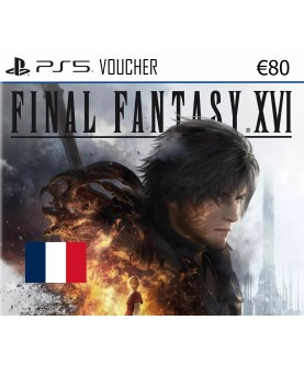 Final Fantasy XVI FR PlayStation Network Card €80 PlayStation 5 Key 